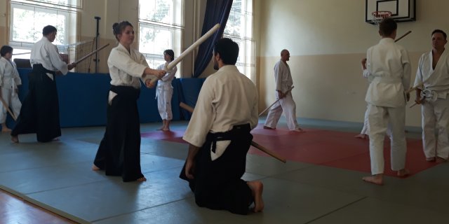 Sensei Andrzej Bazylko w Krakowskim Klubie Aikido Onshin