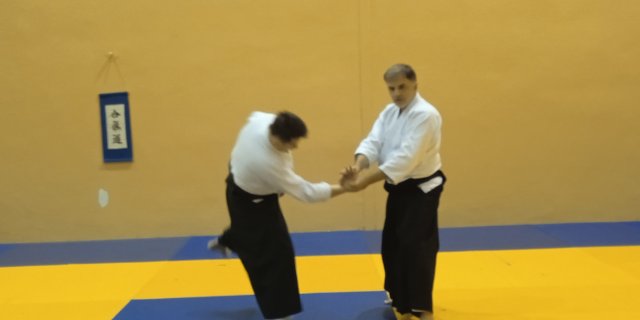 Sensei Andrzej Bazylko w Kieleckim Klubie Aikido JAF